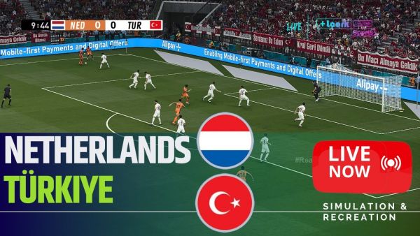 🔴 Netherlands vs Turkey LIVE | UEFA Euro 2024 - Quarterfinal | Match LIVE Today Game Simulation