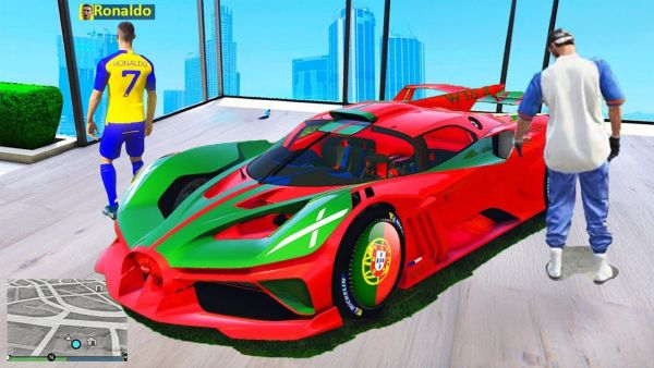ich klaue CRISTIANO RONALDOS AUTO in GTA 5!