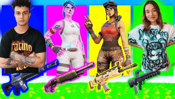 der ,,ZUFÄLLIGE" Skin in Fortnite! *MIT FREUNDIN*