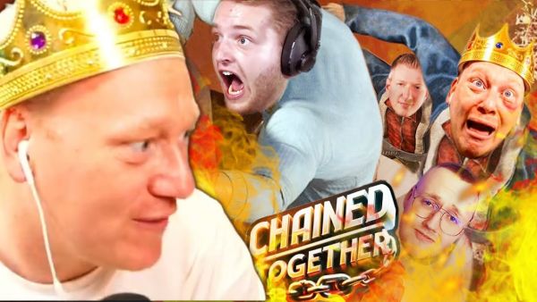 DIESES SPIEL ZERSTÖRT FREUNDSCHAFTEN 😂 CHAINED TOGETHER mit @Trymacs @zarbex & @maximalschradin 😵‍💫