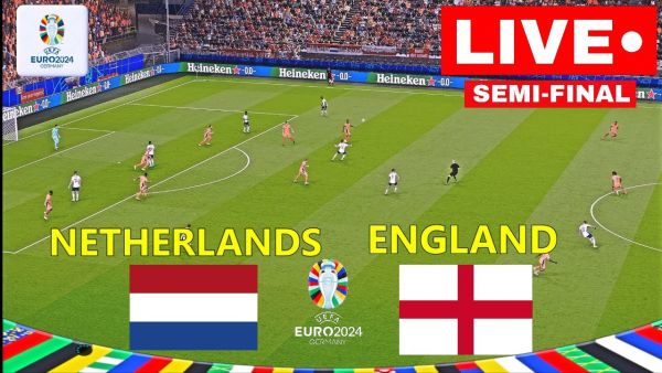 🔴LIVE : NETHERLANDS vs ENGLAND I SEMI- FIANL UEFA EURO 2024  I LIVE FOOTBALL MATCH| eFootball Pes21