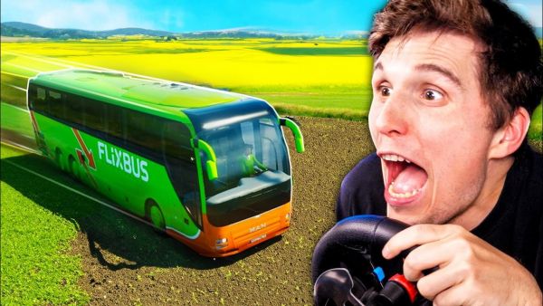 Ich zerstöre FELDER von Bauern für eine Abkürzung | Fernbus Simulator