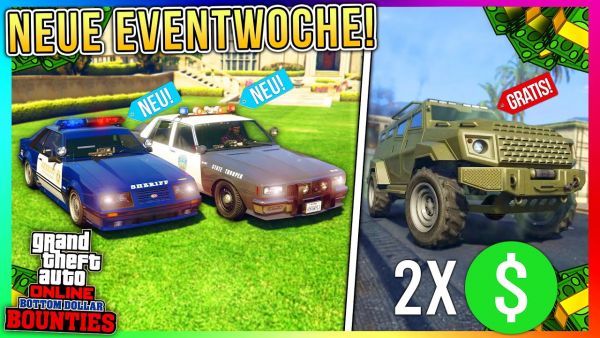 Krasse Eventwoche in GTA Online! 2 NEUE Polizei Autos, Gratis Insurgent & mehr! | GTA 5 News