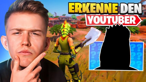 ICH errate FORTNITE YouTuber NUR mit ihrem Gameplay! 🏆