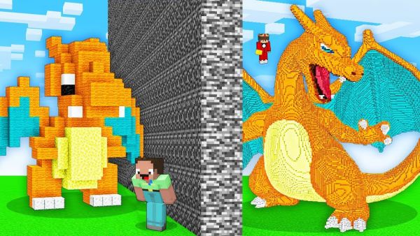 Ich Cheate Mit POKEMON in Minecraft Bau Challenge!