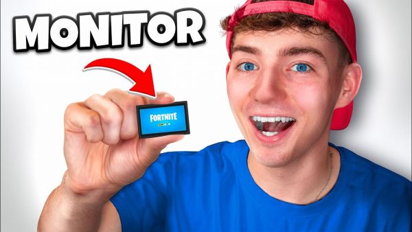 JEDE RUNDE = KLEINERER MONITOR in FORTNITE! 😂😱