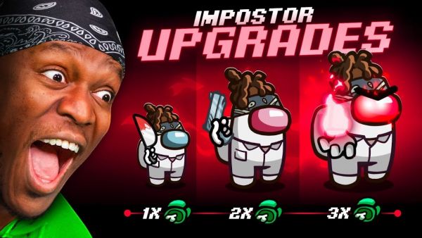 SIDEMEN AMONG US BUT THE IMPOSTER'S ROLE UPGRADES WITH EVERY KILL