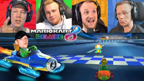 Pünktlich um 10 Uhr mit der Crew 😂 | Mario Kart Crew
