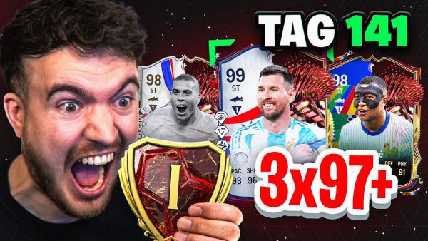 3x97+ !! MEIN BESTES PACK OPENING! WAS ERREICHT man in EA FC 24 ohne FC POINTS? TAG 141 🥼🧐🧪