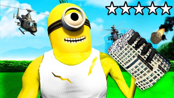 GTA 5 - FRANKLIN verwandelt sich zum MINION!🍌