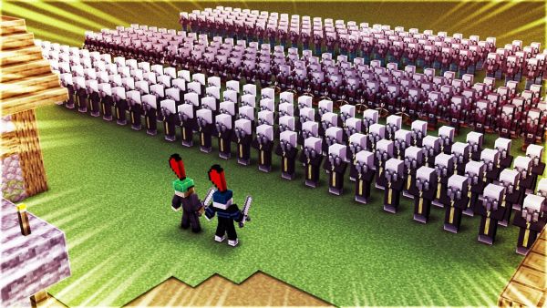 MIT 0,5 HERZEN GEGEN DEN XXL MINECRAFT RAID (HARD)