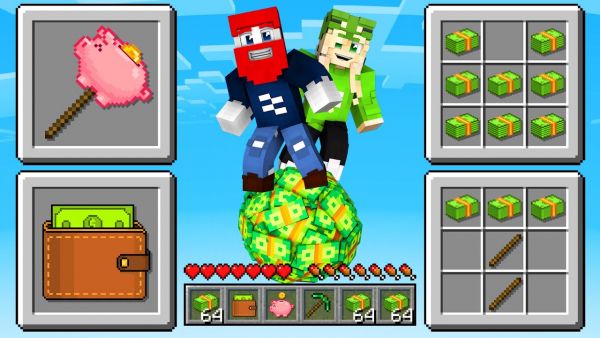 47 MILLIONEN EURO in MINECRAFT GELD WELT!
