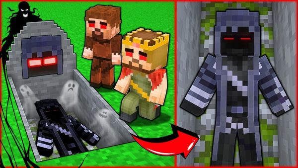 KÖTÜ BÜYÜCÜNÜN MEZARINA GİRDİK! 😱 - Minecraft