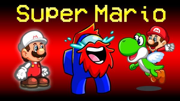 SUPER MARIO IMPOSTER in Among Us