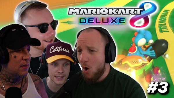 😒🤬DA GEHT DIE CAM AUS - MARIO KART mit MONTE, DANNY & SASCHA #3 | ELoTRiX Highlights