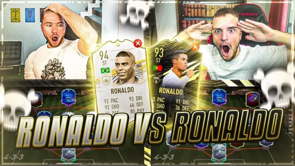 RONALDO DISCARD ☠️☠️ RONALDO ICON vs C. RONALDO IF SQUAD BUILDER BATTLE (FIFA 21)