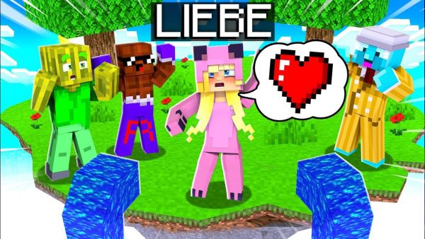 MINECRAFT, ABER WER VERLIERT MUSS SEINE LIEBE GESTEHEN...