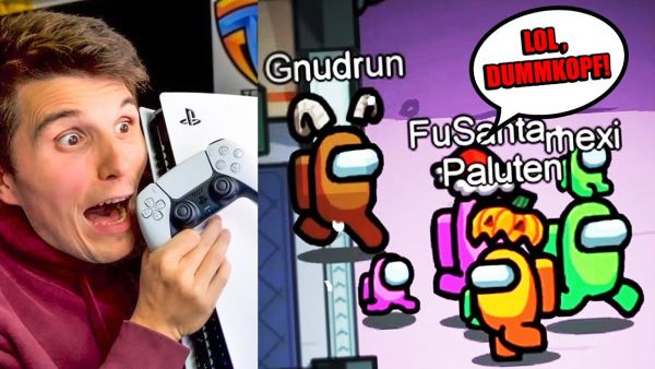 Ich zeige meine PS5 und alle Lachen mich aus! | Among Us