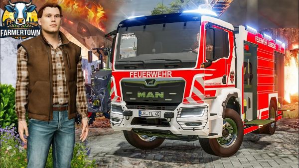 Bauernhof in Brand und Neustart | Farmertown 3 #1 | LANDWIRTSCHAFTS SIMULATOR 22