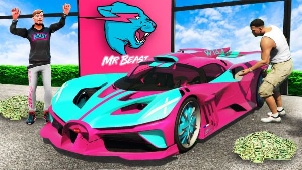 ICH klaue alle MRBEAST AUTOS in GTA 5!🤑💸