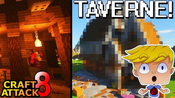 Erstes Gebäude der Burg: Taverne! - Minecraft Craft Attack 8 #143