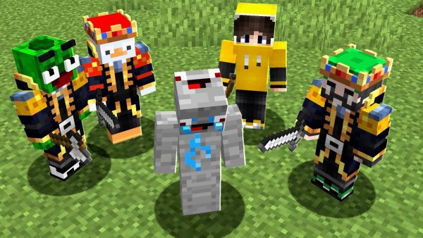 4 YouTuber vs. Alphastein.. das Ende von Minecraft Helden ?