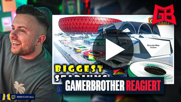 GamerBrother REAGIERT auf die 50 GRÖßTEN FUßBALLSTADIEN der WELT ⚽️