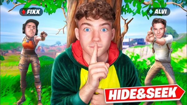 Das UMGEKEHRTE YouTuber HIDE AND SEEK in FORTNITE! 🏆🫨