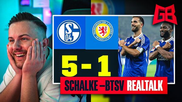 TRAUMHAFTER START 😍 GamerBrother REALTALK über SCHALKE - BRAUNSCHWEIG ⚽️