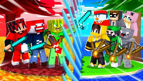 BORDER FÄLLT: DER 1. GROßE HELDEN KAMPF... BEGINNT?! (Minecraft Helden)