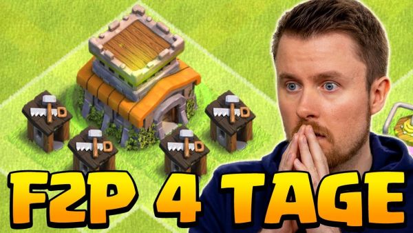 RATHAUS 8 als F2P mit 4 Bauhütten nach 4 TAGEN! (Clash of Clans)