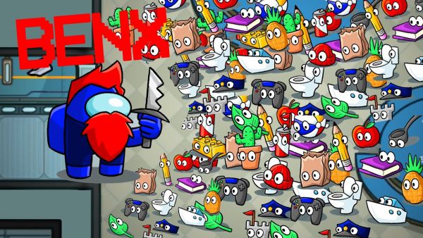 1000 VERSTECKE in Among Us
