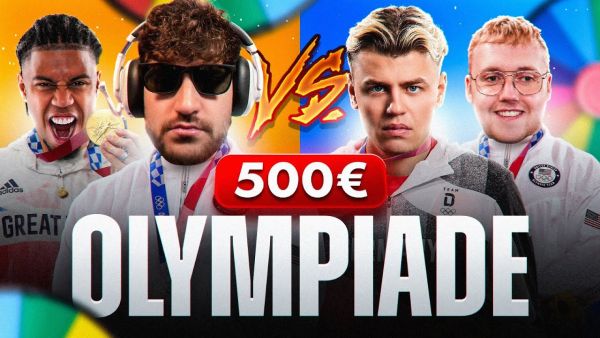 SCHWITZIGSTE 2vs2 GAMING OLYMPIADE UM 500€!🤑🥇mit Papaplatte, Sidney & Zarbex 🔥