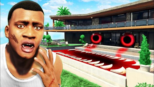 FRANKLINS POOL frisst mich auf in GTA 5...😱💧(SCP-242)