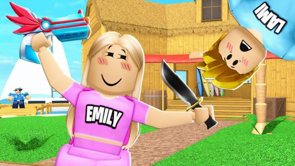 EMILY ÜBERNIMMT MM2 in ROBLOX!