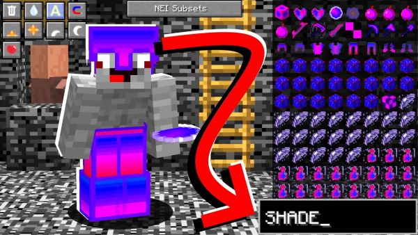 ich CHEATE mit SHADE MOD MENU in Minecraft LUCKY BLOCK BEDWARS