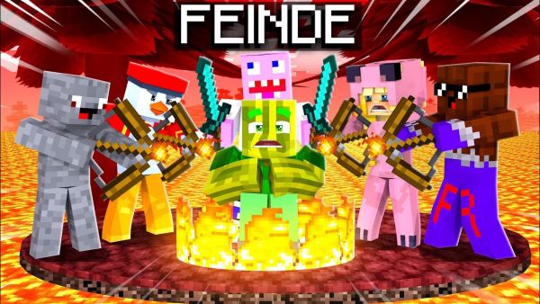ICH SCHLIEßE den 1. PAKT... MIT DEN "FEINDEN"?! (Minecraft Helden)