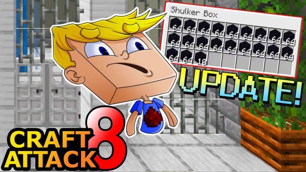 Obsidian Lieferung & Bank Keller fast fertig! + Timelapse! - Minecraft Craft Attack 8 #146