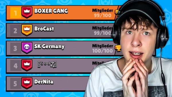 BOXER CLUB PLATZ 1?! heute 31.111🏆 erreichen! • Brawl Stars deutsch
