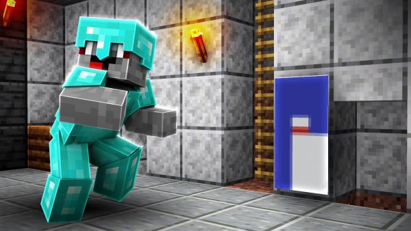 ich HABE die GEHEIM BASE von PAULBERGER RITTER gefunden in Minecraft Helden