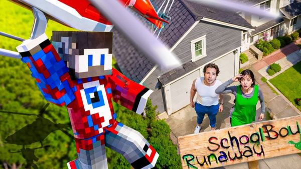 😱СБЕЖАЛ НА ВЕРТОЛЁТЕ ОТ ЗЛЫХ РОДИТЕЛЕЙ в SCHOOLBO