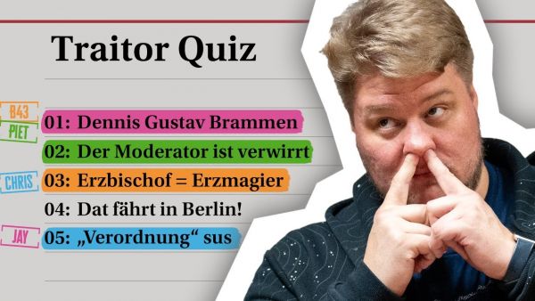 Wenig AHNUNG, ganz viel MEINUNG! | Traitor Quiz