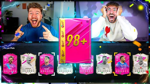 OMG 🚨 98+ FUTTIES WUNDERTÜTE PICK SQUAD BUILDER BATTLE 😱 ESKALATION in EA FC 24