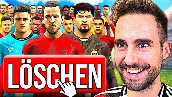 Ich LÖSCHE die 50 BESTEN Spieler aus der Bundesliga!! ❌😱