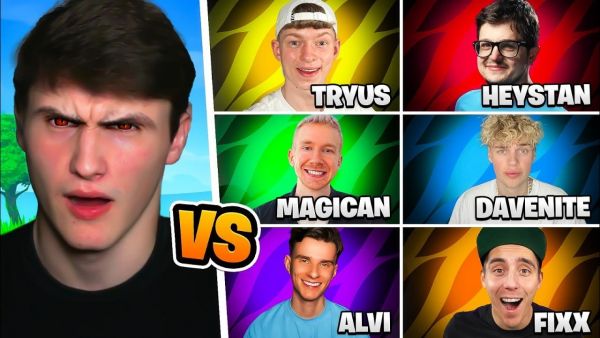 Jonzy vs 9 Fortnite Creator