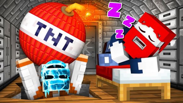DER EIS KILLER WILL MICH TÖTEN 😰 Minecraft Helden