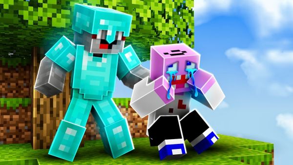Leben mit NUR 1 HERZ in Minecraft Helden