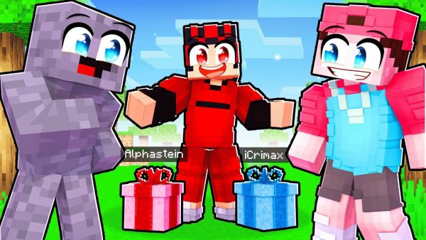 ICRIMAX & ALPHASTEIN BEKOMMEN ein GESCHENK in Minecraft HELDEN! (FOLGE 19)