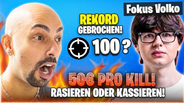 100 KILLS IM 50€ PRO KILL RASIEREN UND KASSIEREN?! VOLKO ON FIRE 🔥