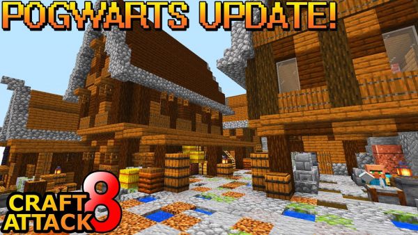 5 Häuser, EXTREMER Fortschritt & mehr bei der Burg! 5 Timelapses! - Minecraft Craft Attack 8 #150